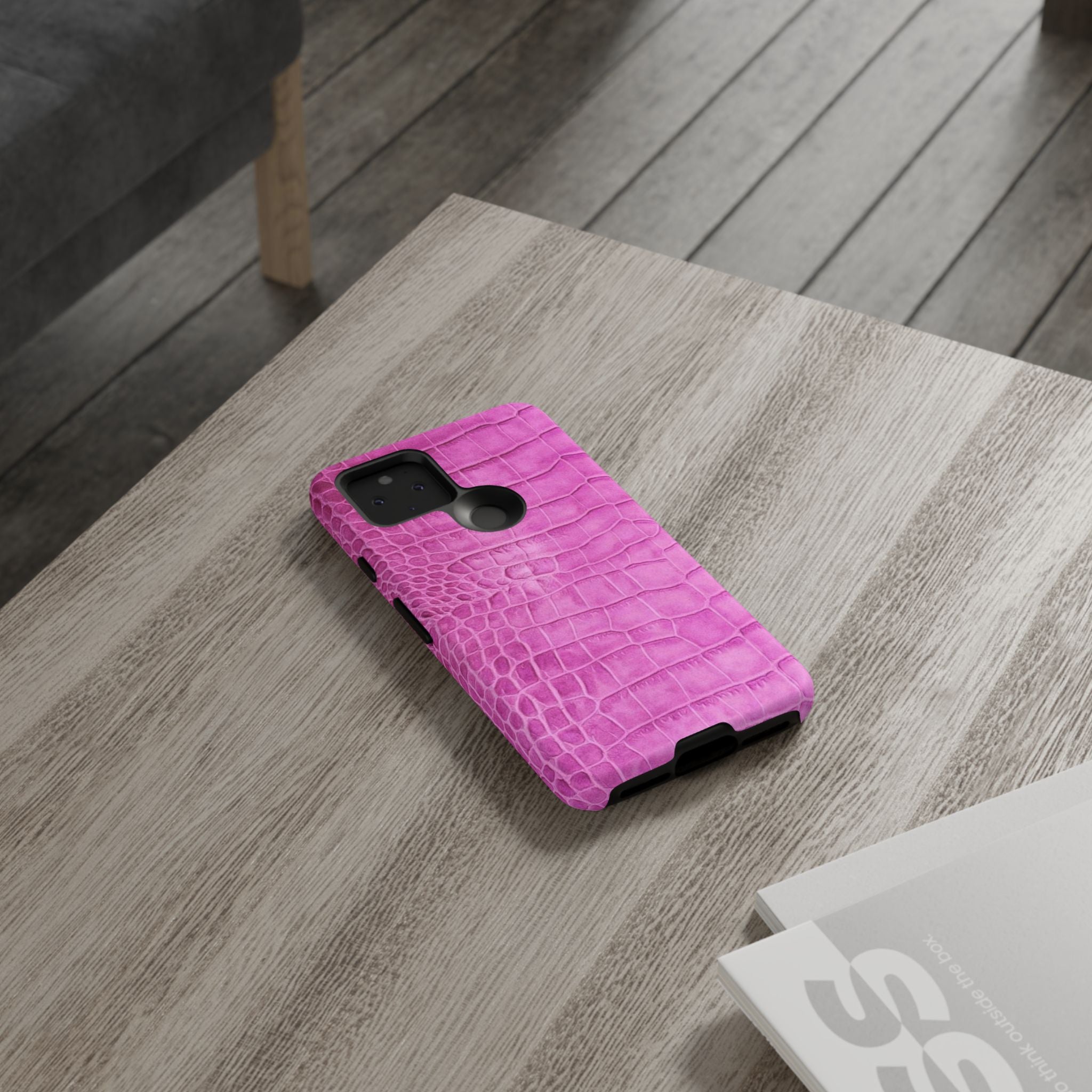 Purple Croc Phone Case
