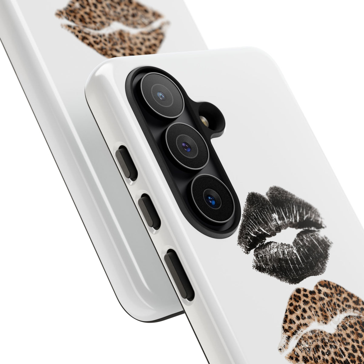 Leopard Glam Lip Tough Case