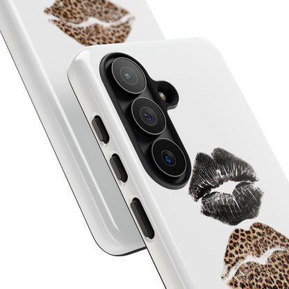 Leopard Glam Lip Tough Case