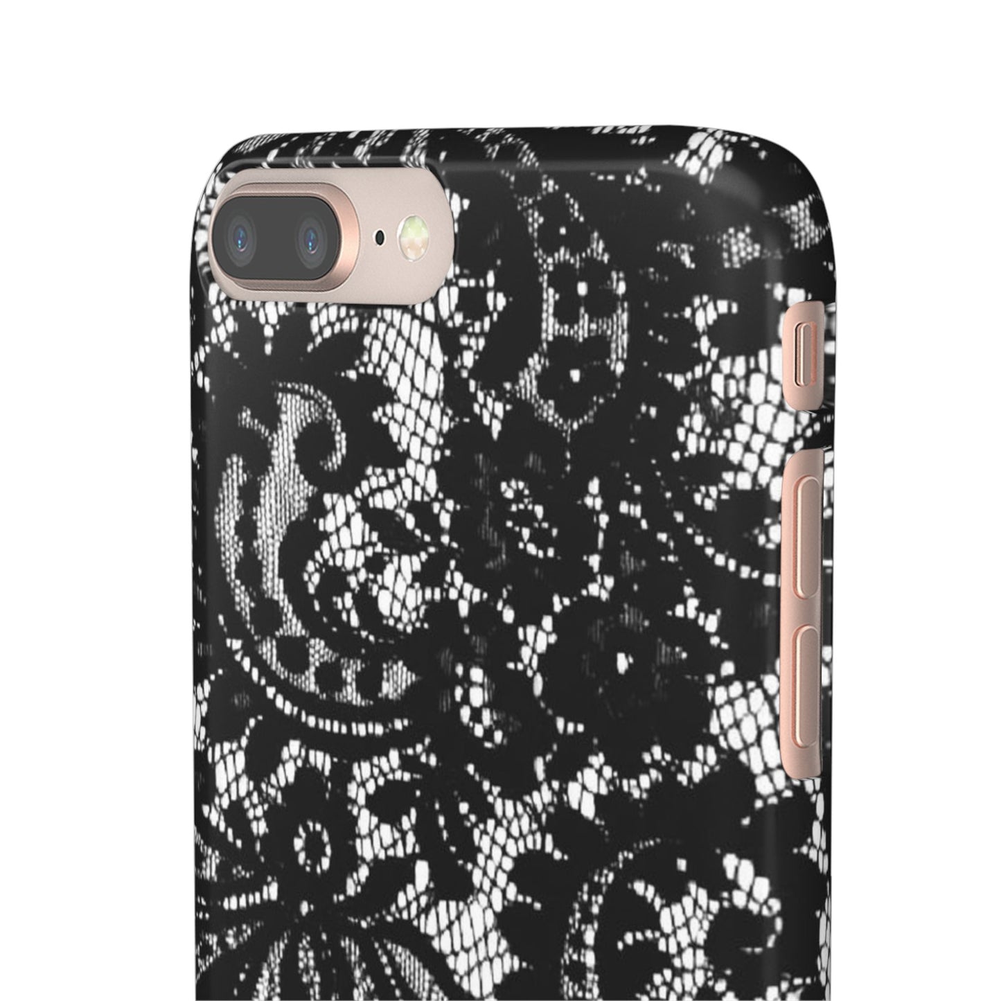 Black Lace Elegant Pattern Case