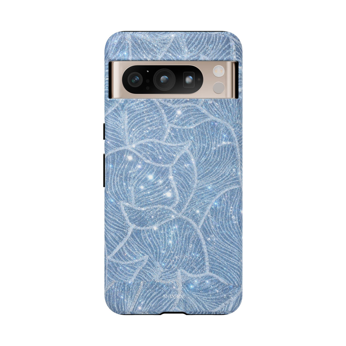 Glacier Blue Floral Tough Case