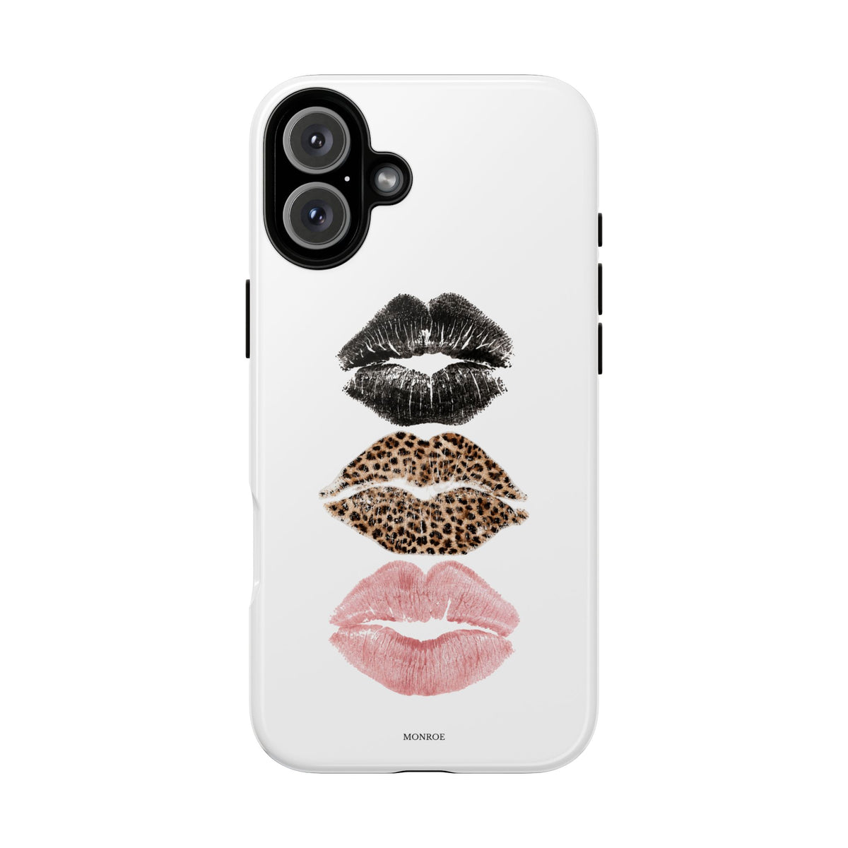 Leopard Glam Lip Tough Case