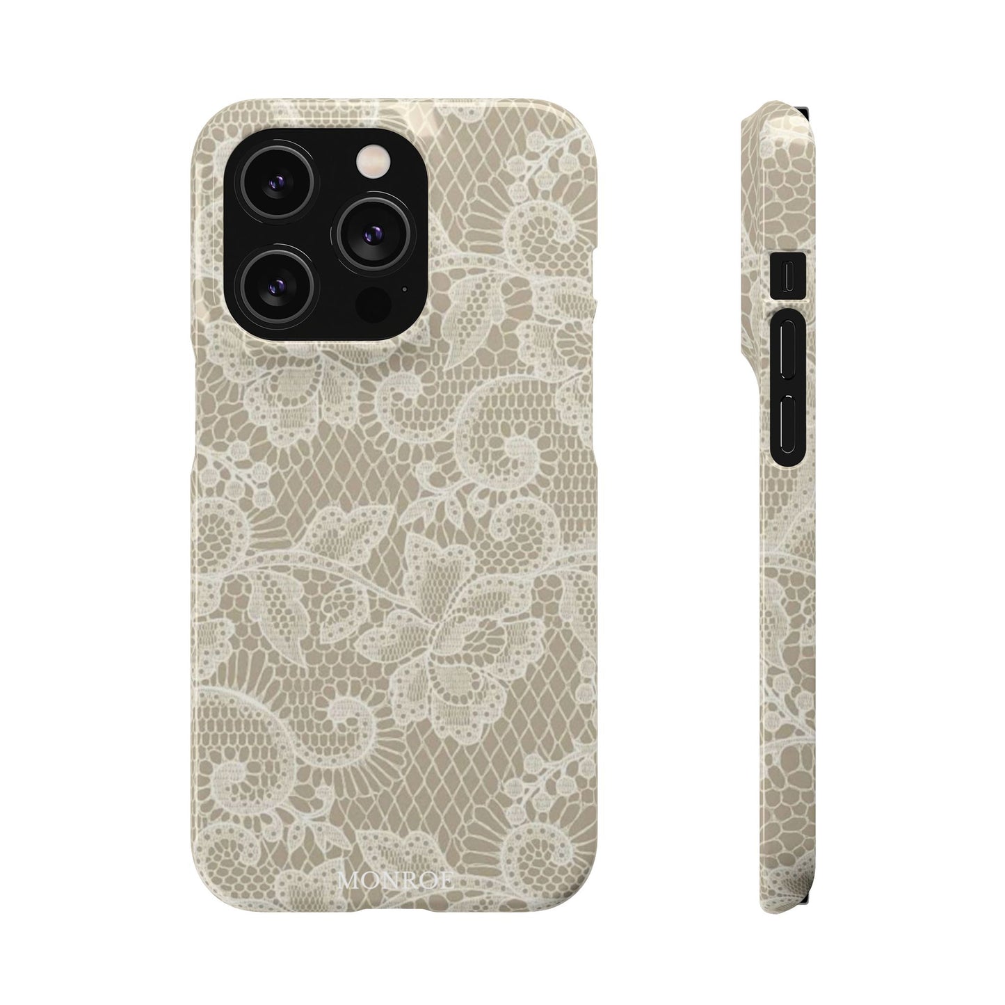 Vintage Beige Lace Case