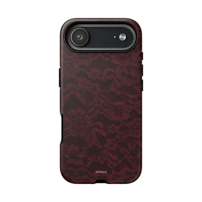 Burgundy Lace Tough Case