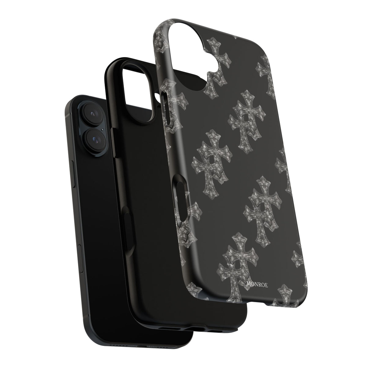 Black Crystal Cross Tough Case