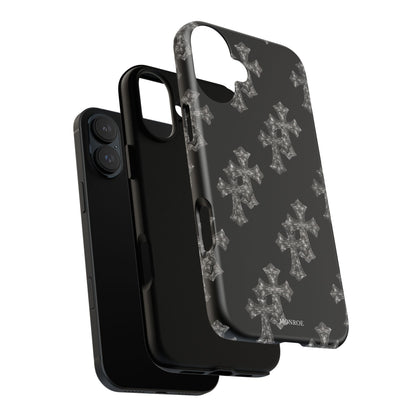 Black Crystal Cross Tough Case