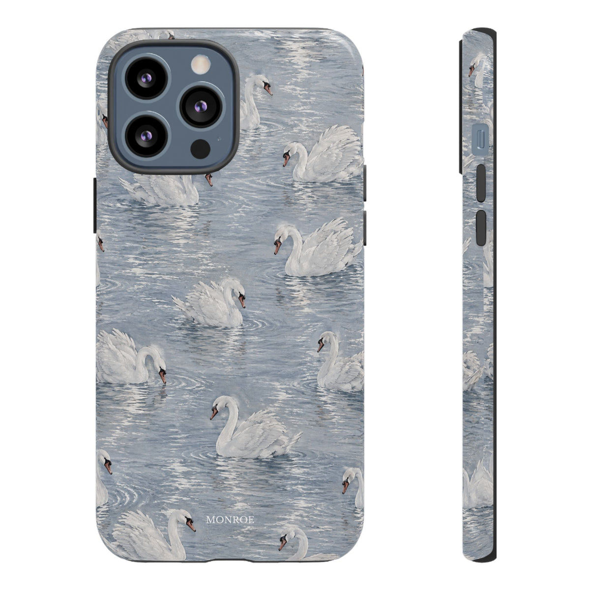 Swan Pattern Tough Case