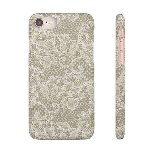 Vintage Beige Lace Case
