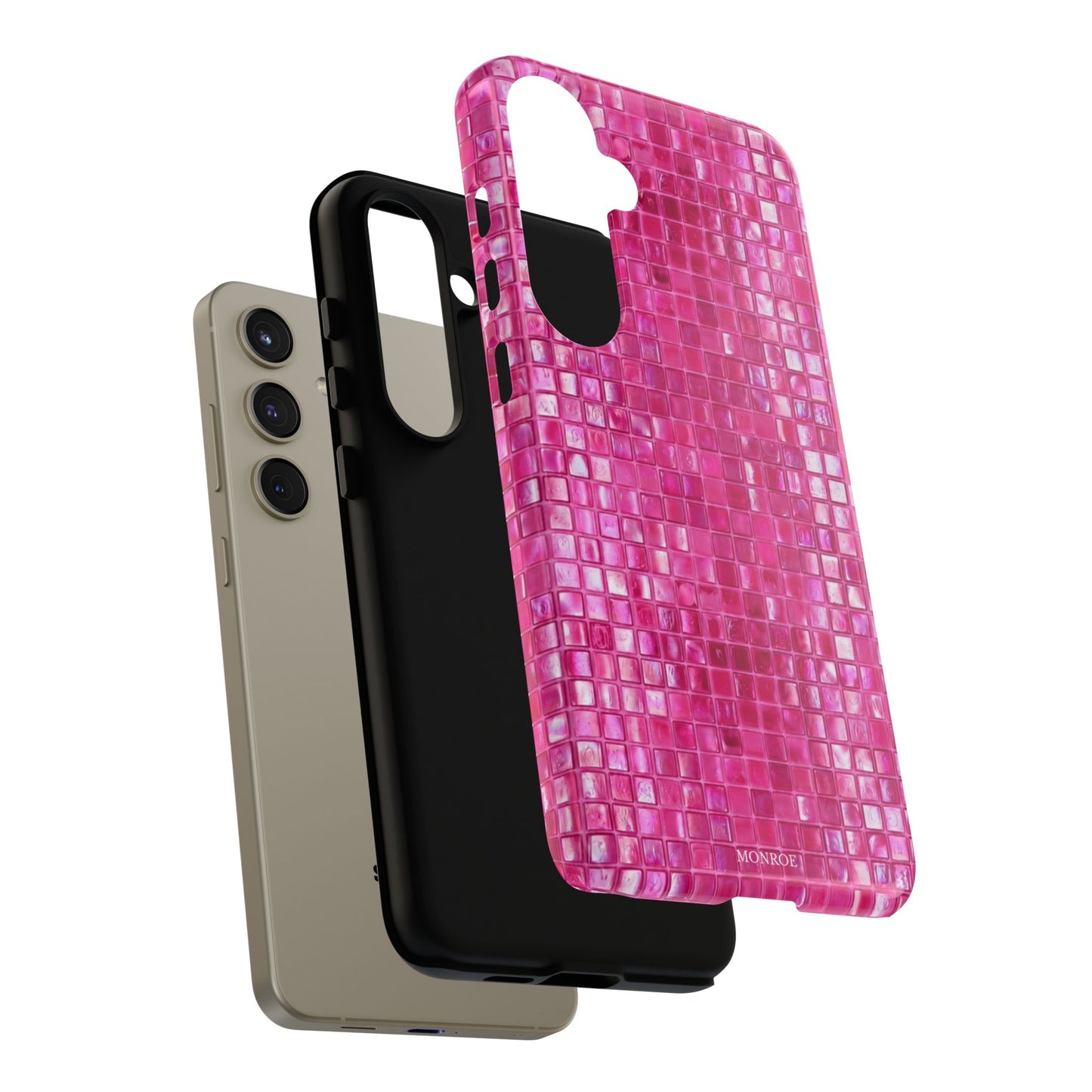 Hot Pink Mosaic Tough Case