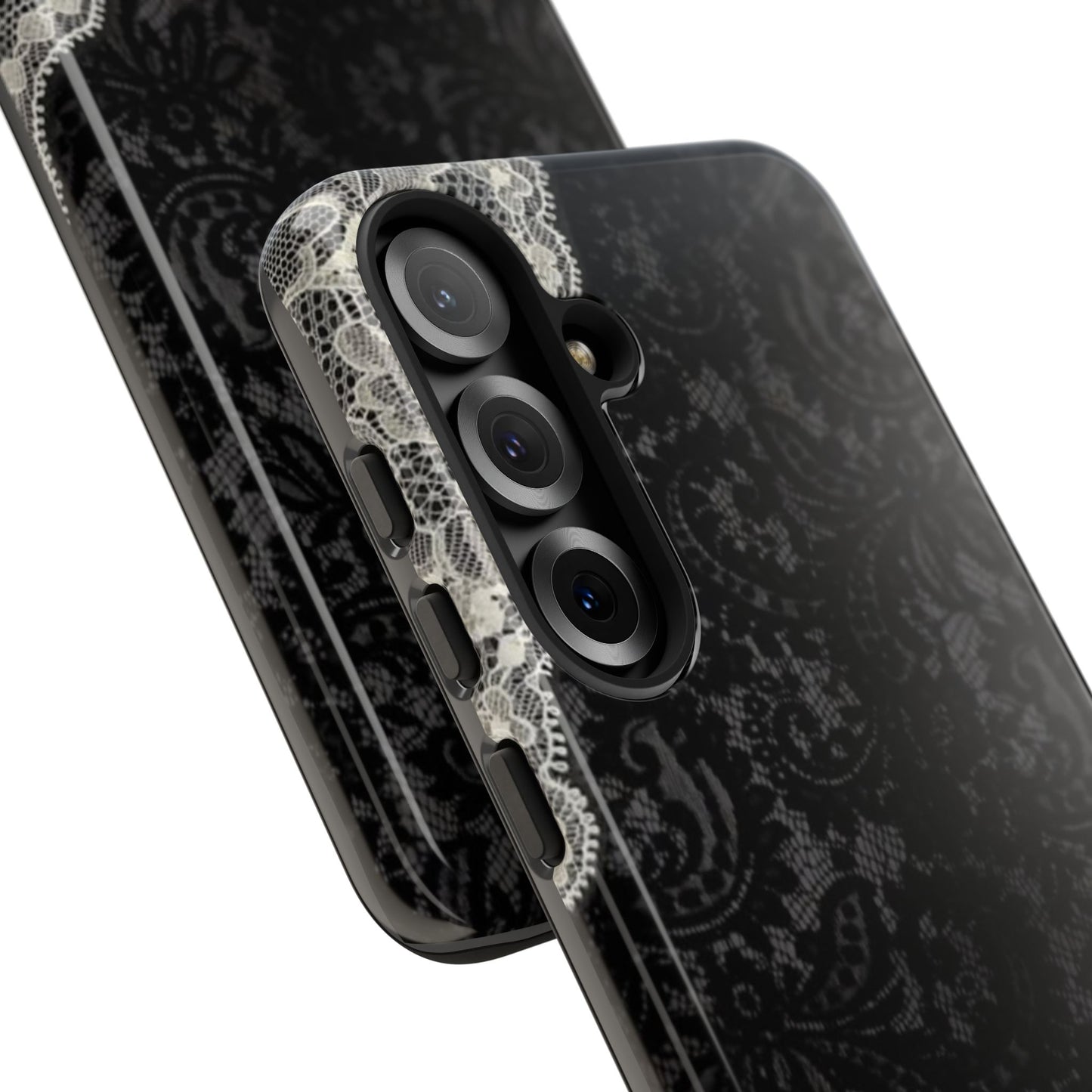 Black & White Edged Tough Case