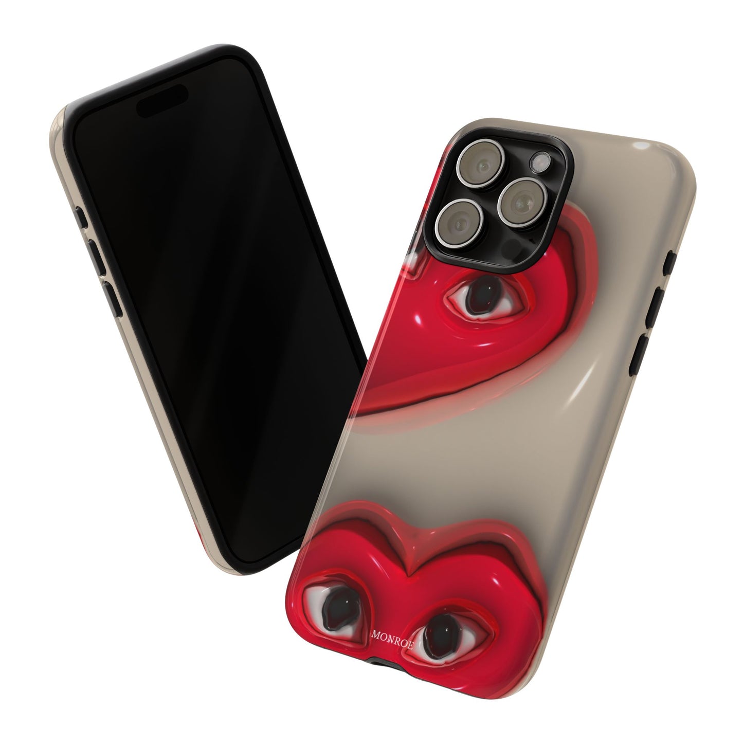 Red Heart Eyes Tough Case