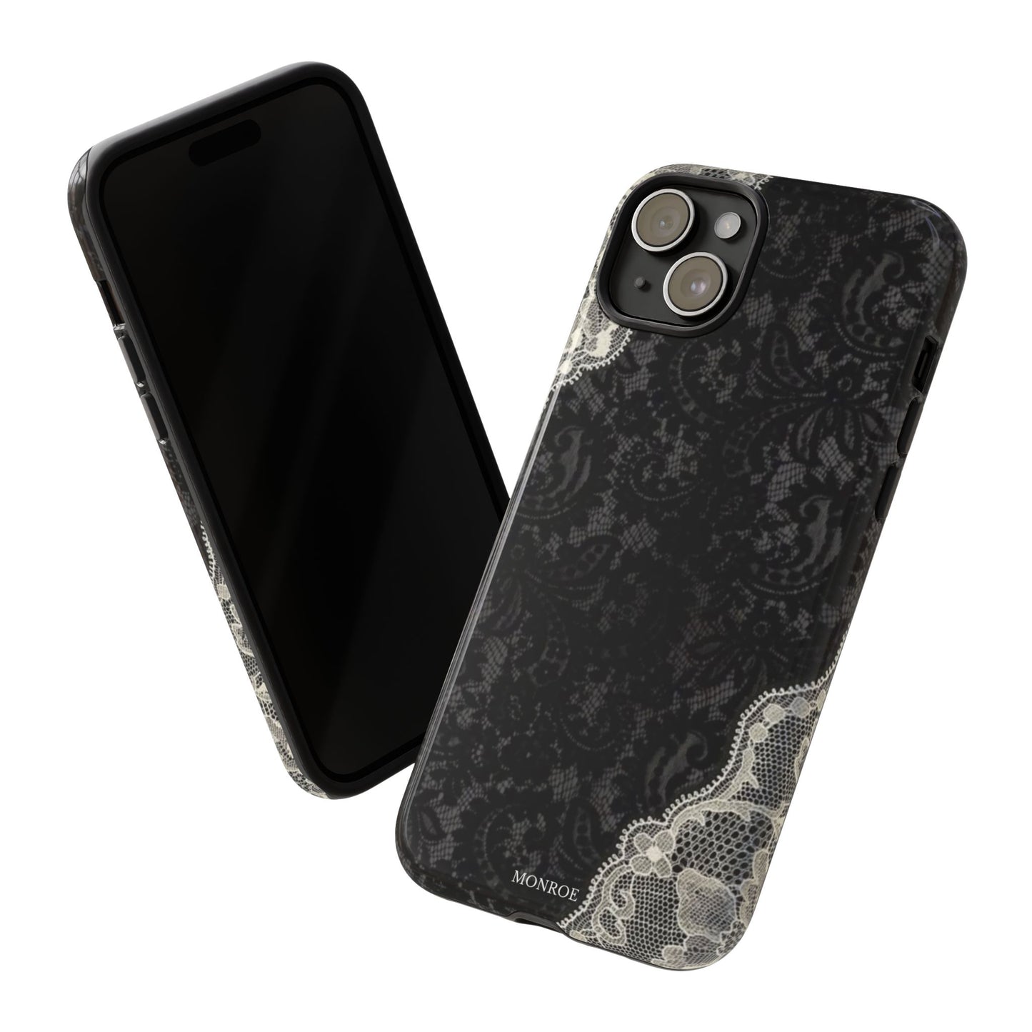 Black & White Edged Tough Case