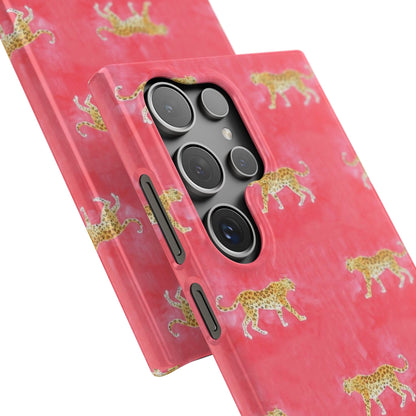 Pink Watercolor Leopard Case