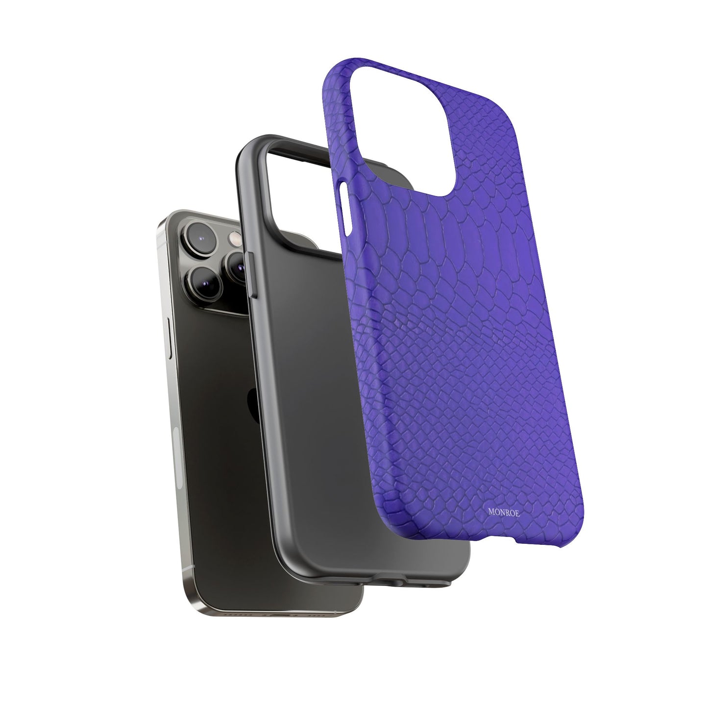Dark Purple Snake Tough Case