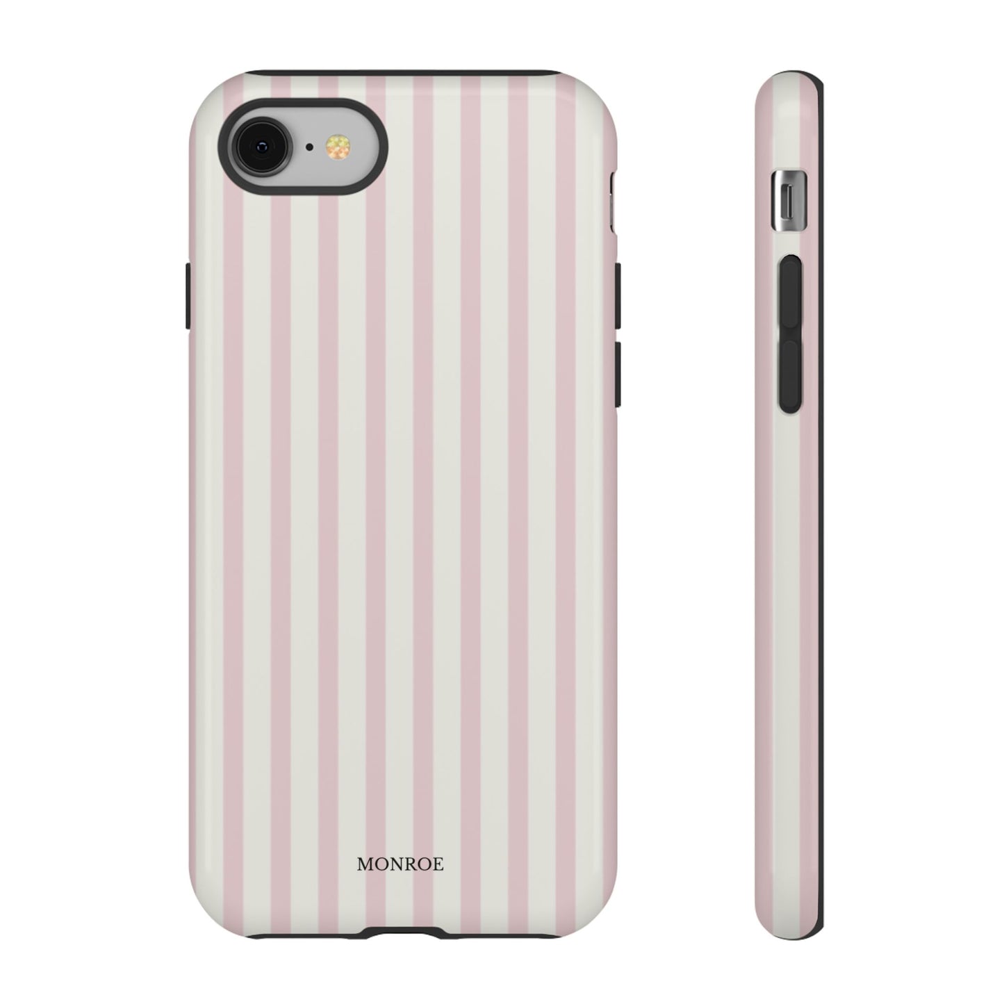 Light Pink Stripe Tough Phone Case