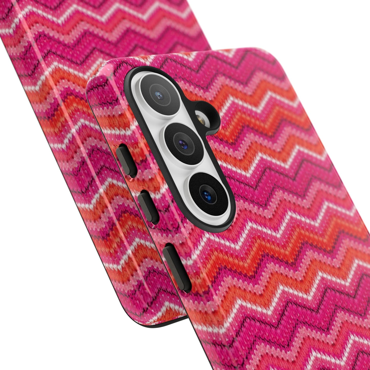 Pink Zigzag Tough Case