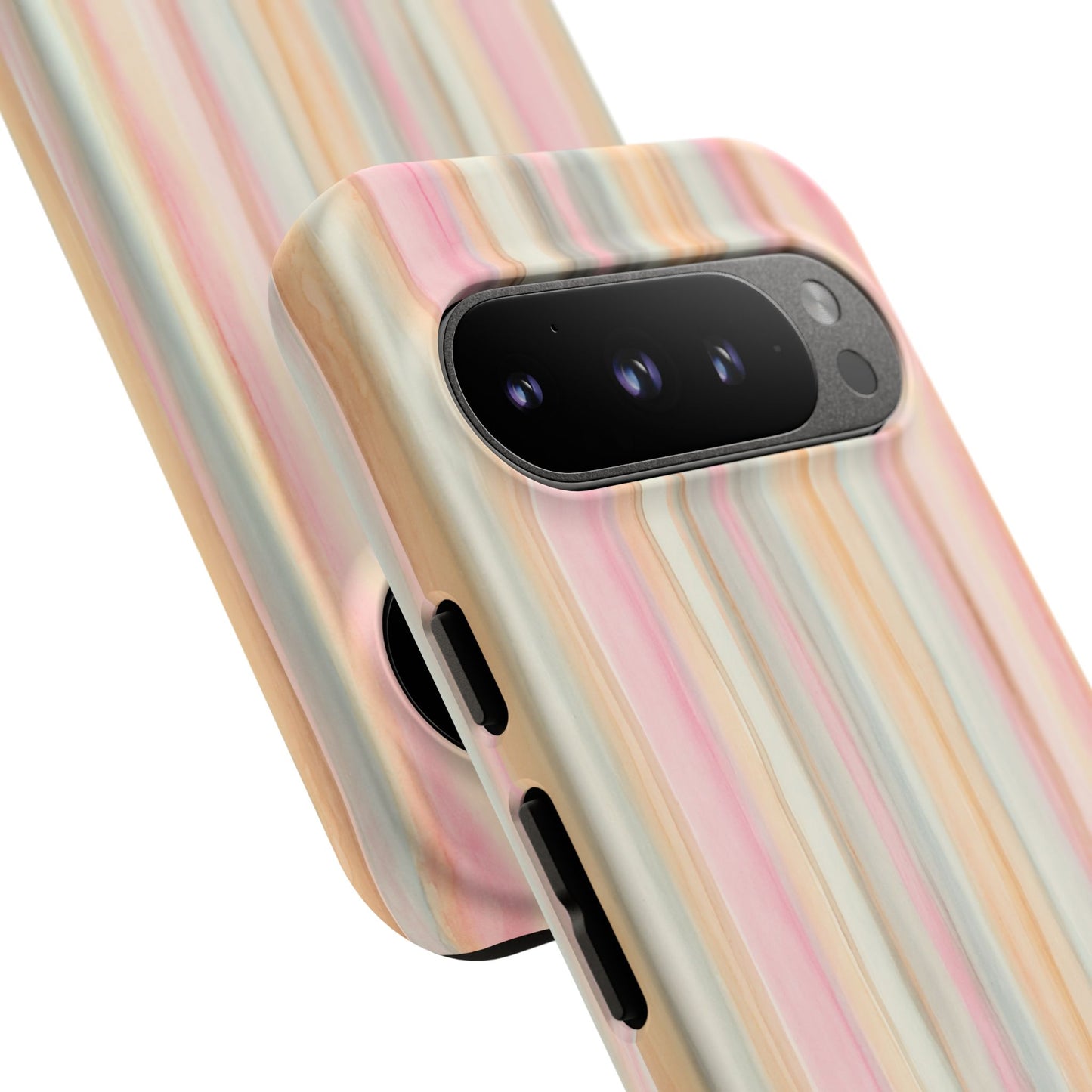 Pastel Watercolor Stripe Tough Case