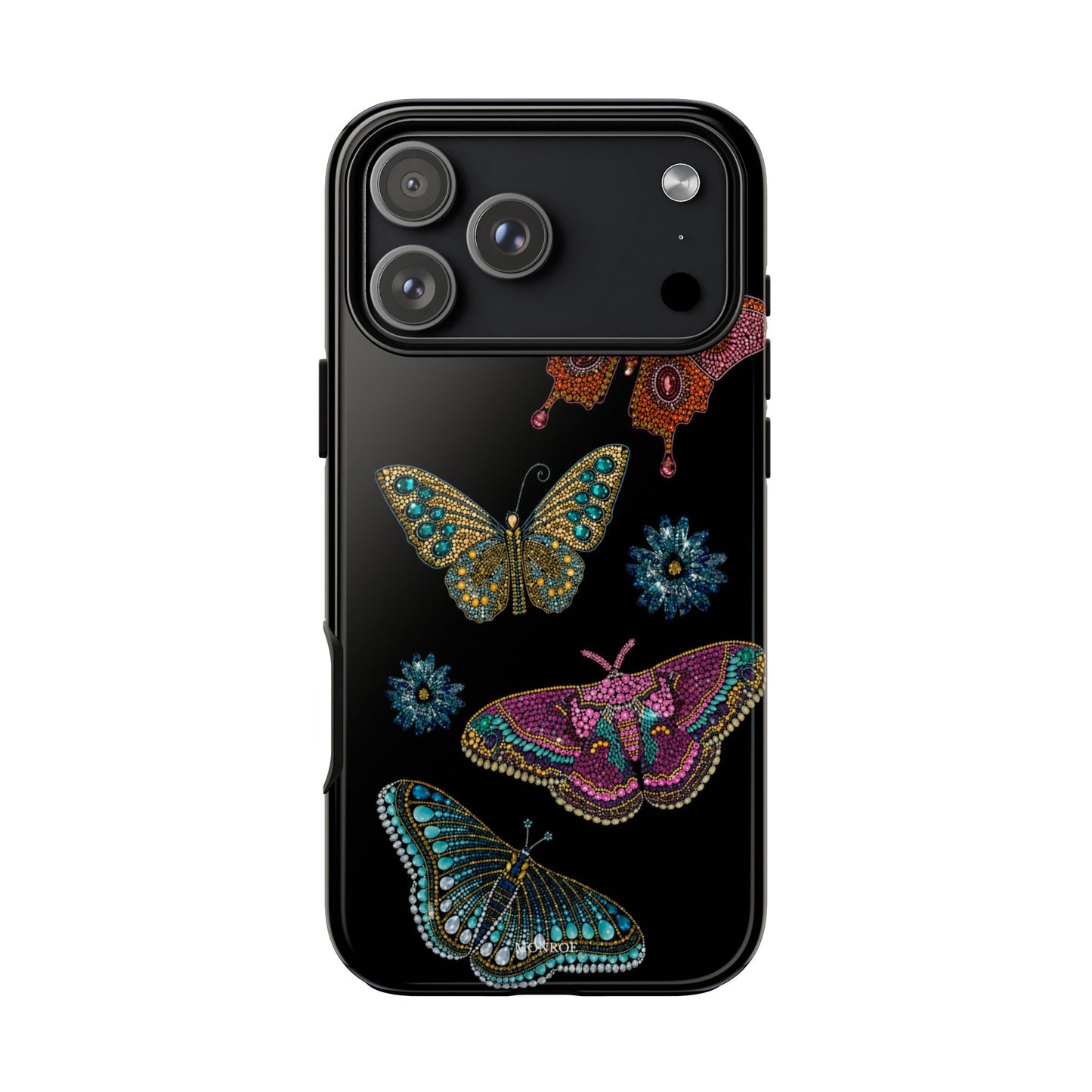 Butterfly Beaded Tough Case