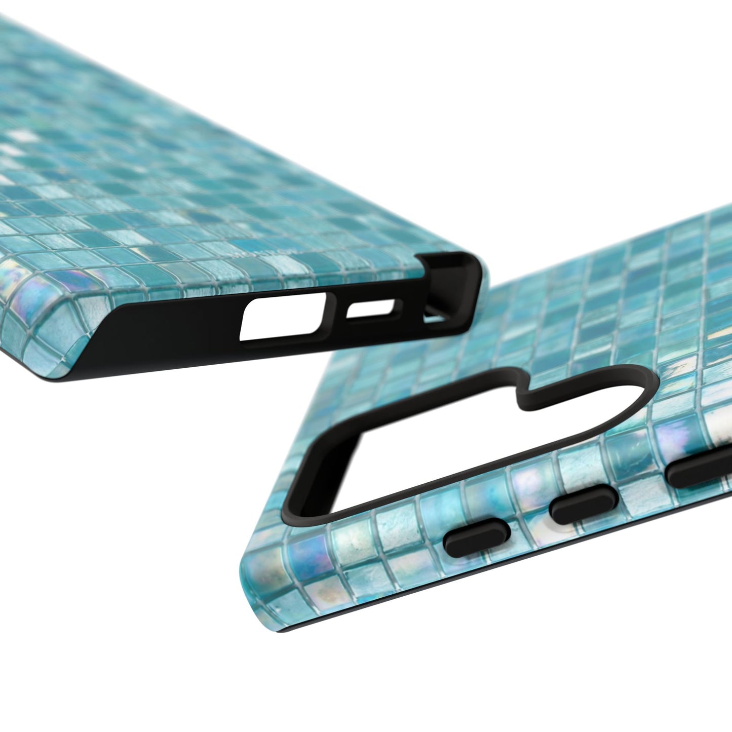 Hot Blue Mosaic Tile Tough Case
