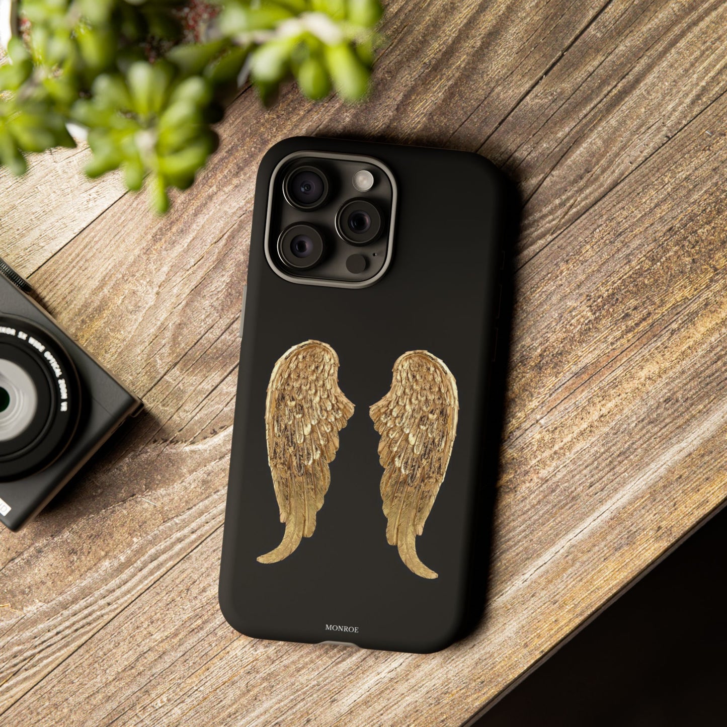 Gold Angel Wings Tough Case