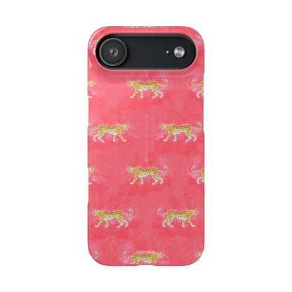 Pink Watercolor Leopard Case