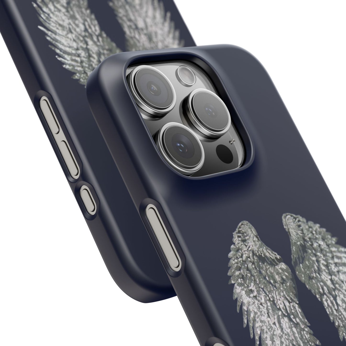Navy Angel Wings Case