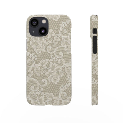 Vintage Beige Lace Case