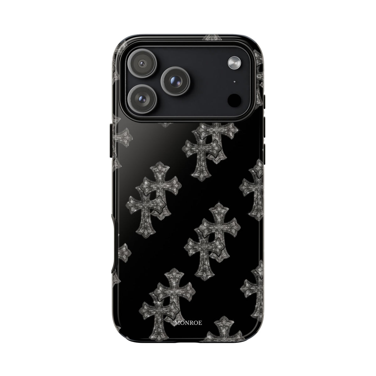 Black Crystal Cross Tough Case