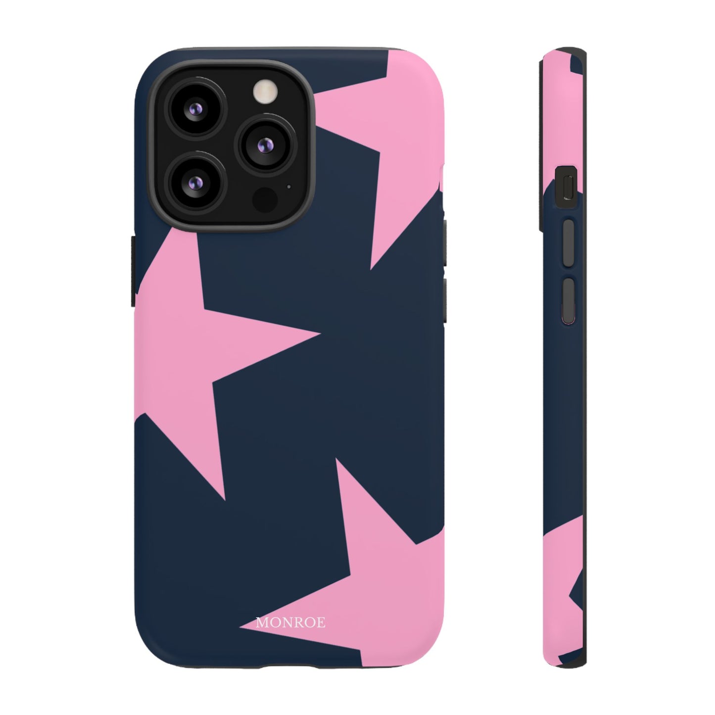 Navy & Pink Star Tough Cover