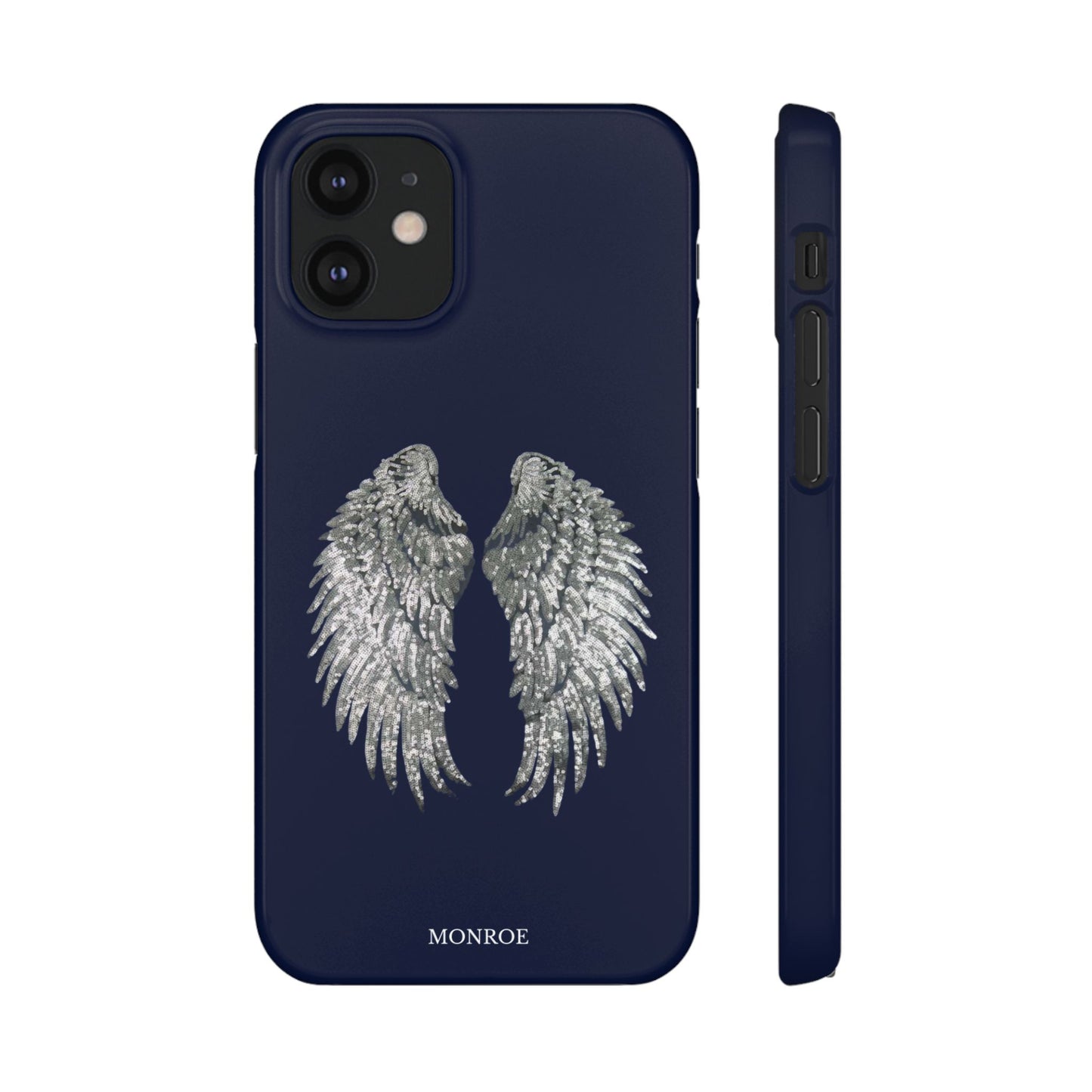 Navy Angel Wings Case