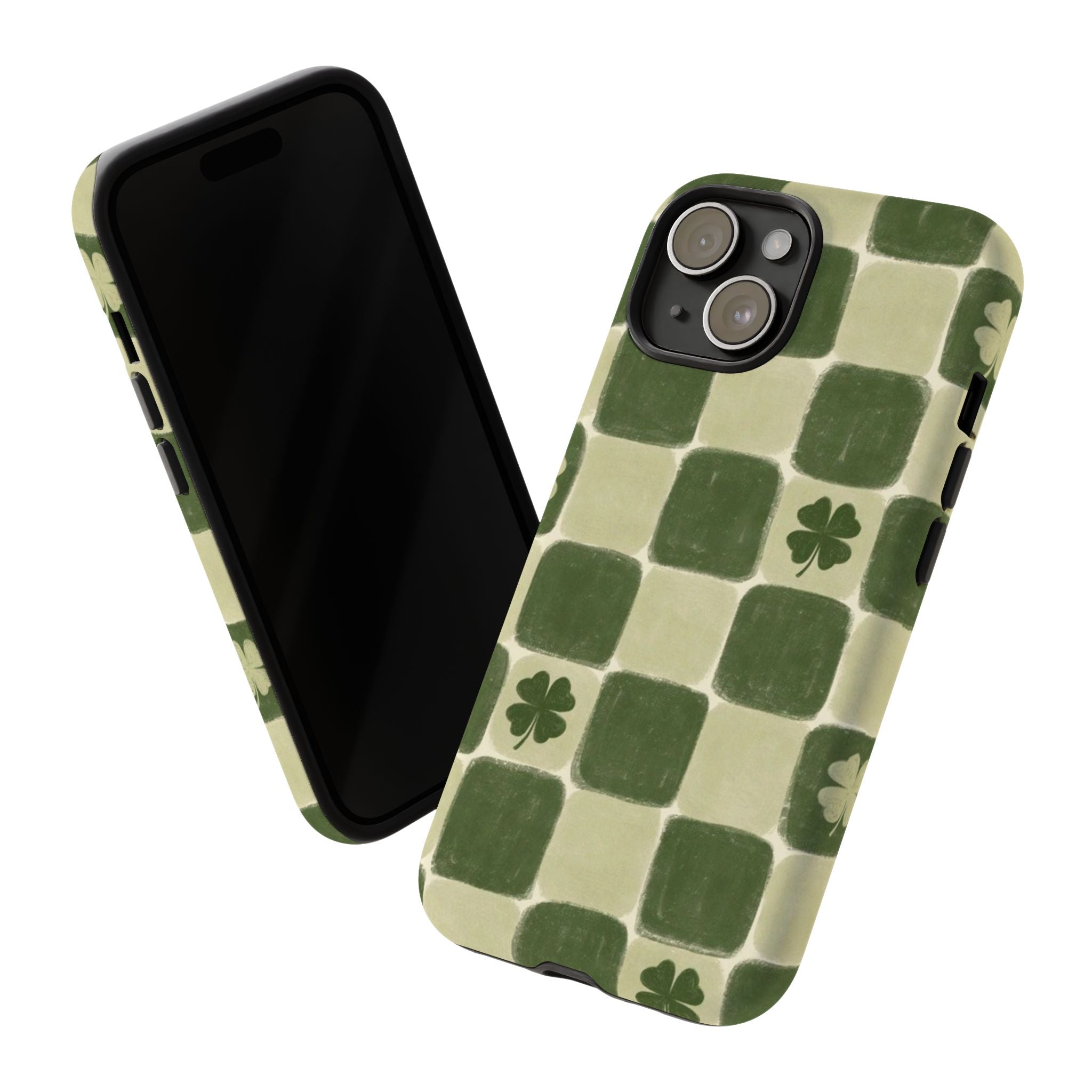 Clover Checker Tough Phone Case
