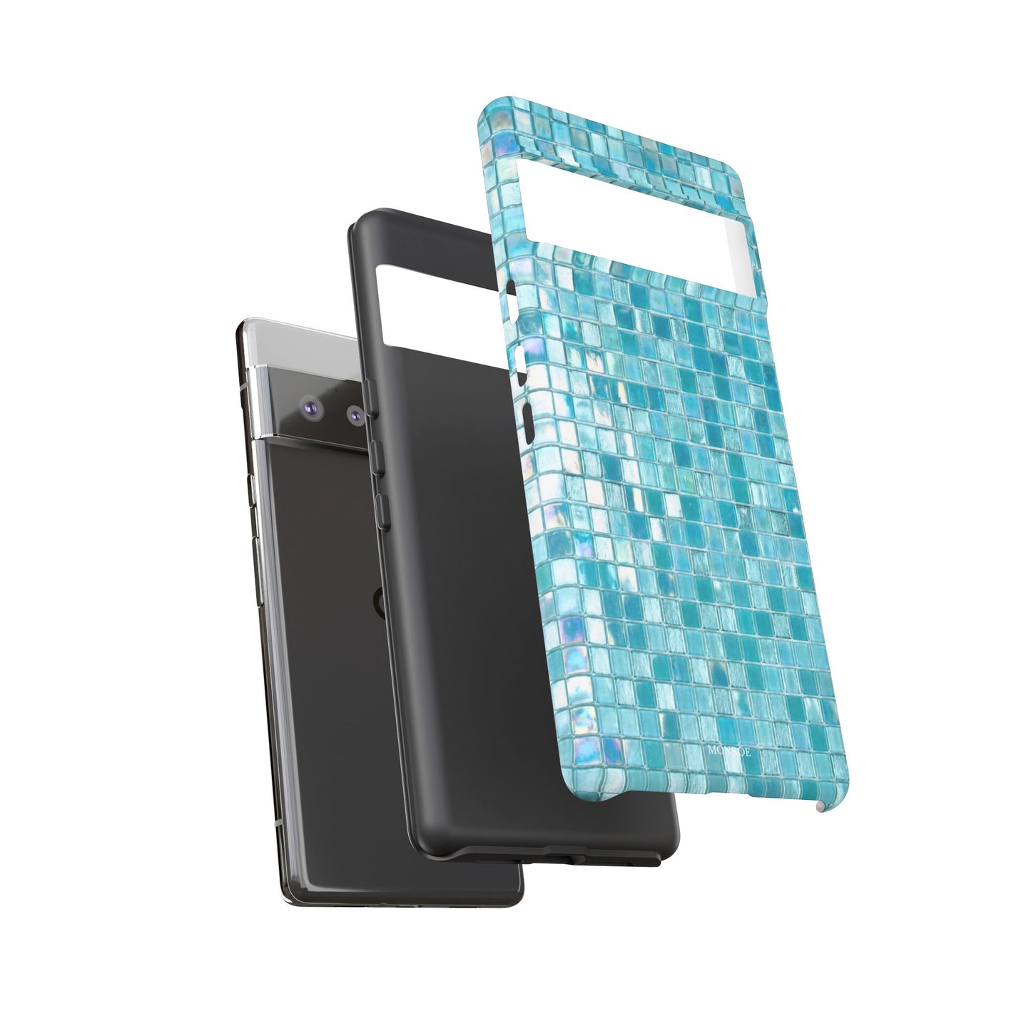 Hot Blue Mosaic Tile Tough Case