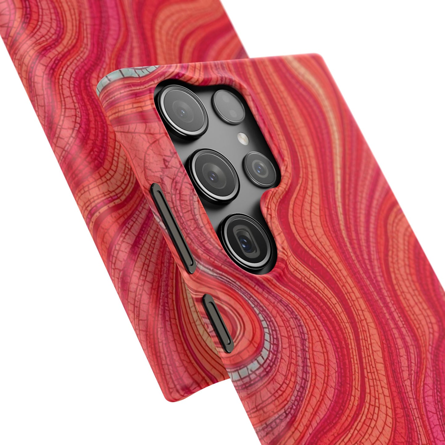 Retro Wavy Red Case
