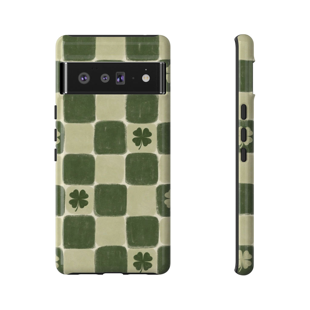 Clover Checker Tough Phone Case