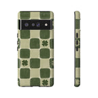 Clover Checker Tough Phone Case