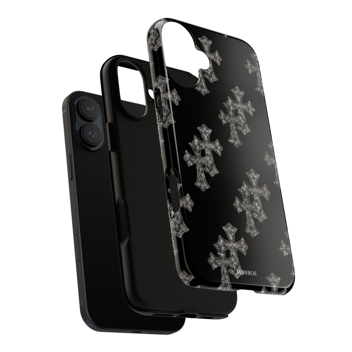 Black Crystal Cross Tough Case