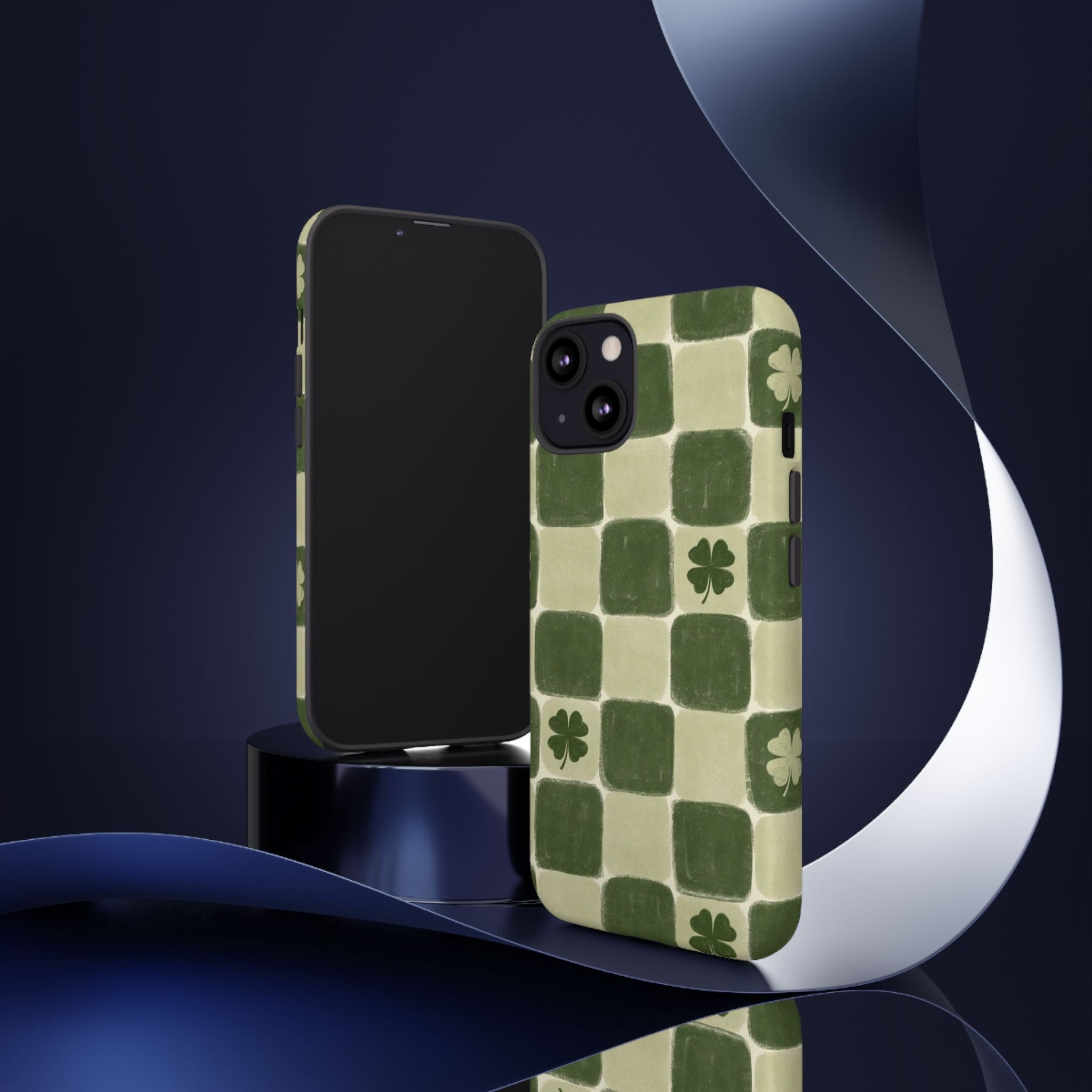 Clover Checker Tough Phone Case