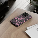 Pink Lace Pattern Tough Phone Case