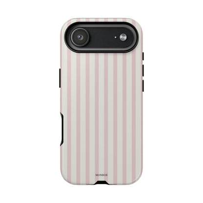 Light Pink Stripe Tough Phone Case
