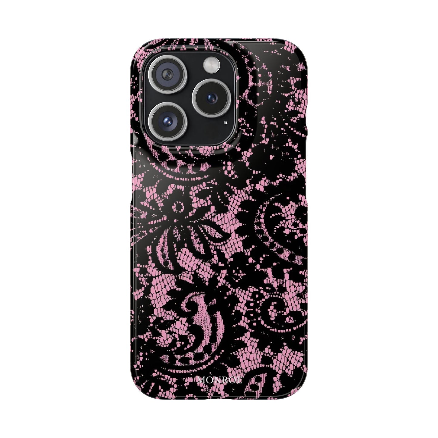 Pink Lace Pattern Case