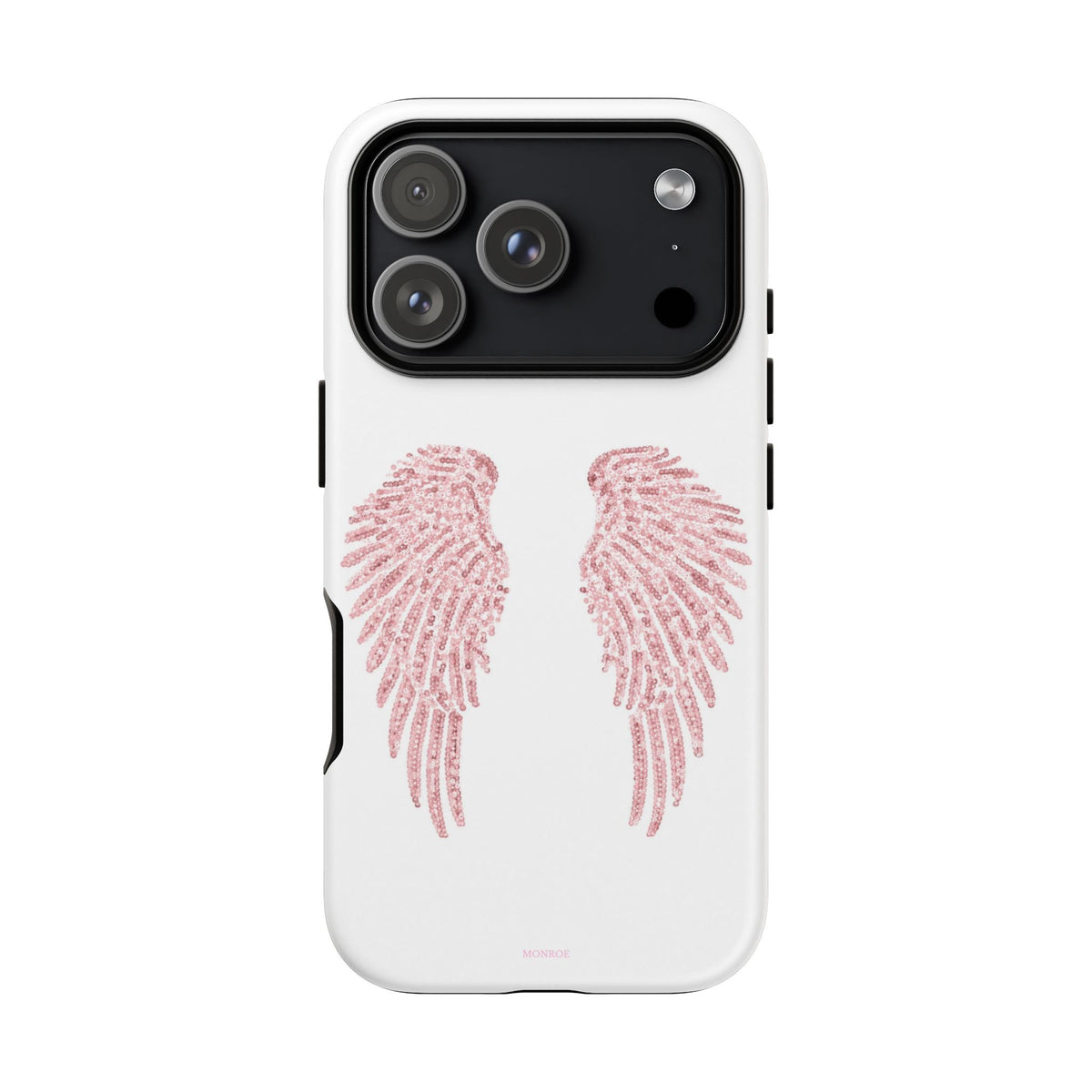 White & Pink Wings Tough Case