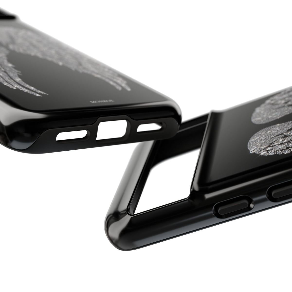 Silver Angel Wings Tough Case