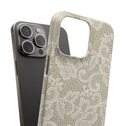 Vintage Beige Lace Case