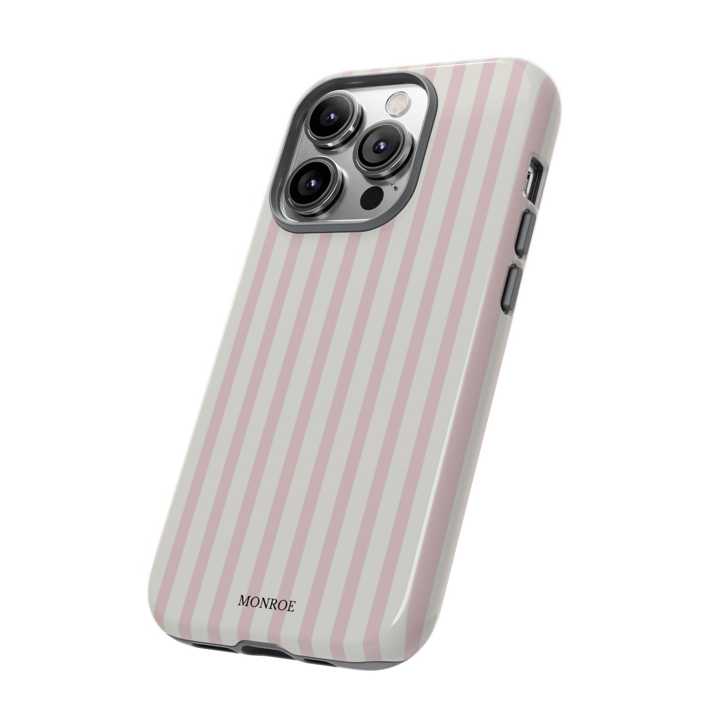 Light Pink Stripe Tough Phone Case