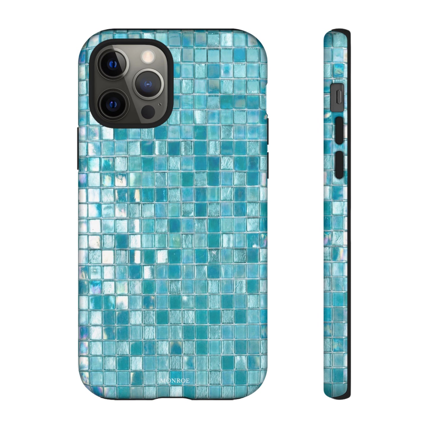 Hot Blue Mosaic Tile Tough Case