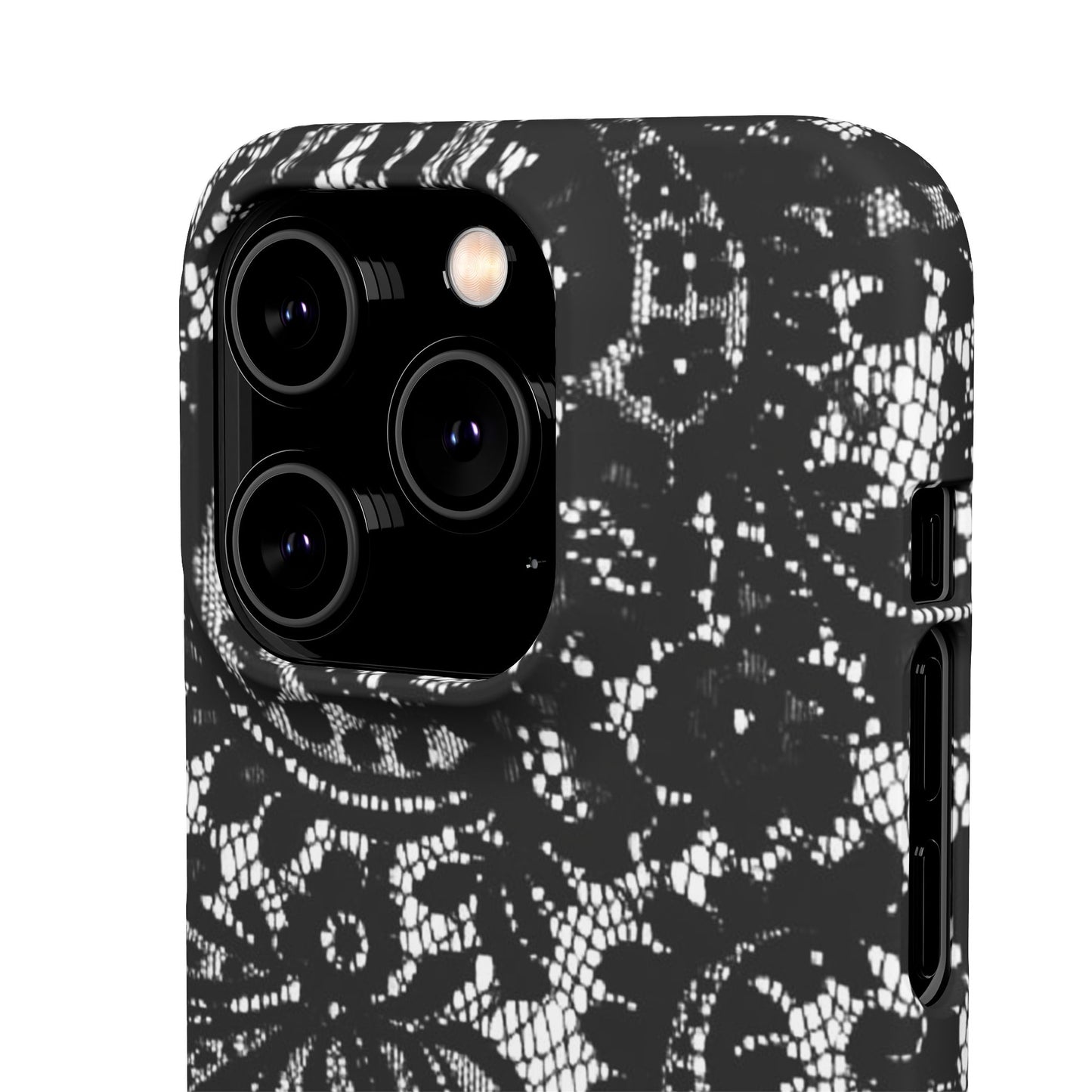 Black Lace Elegant Pattern Case