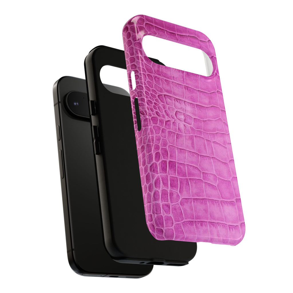 Purple Croc Phone Case