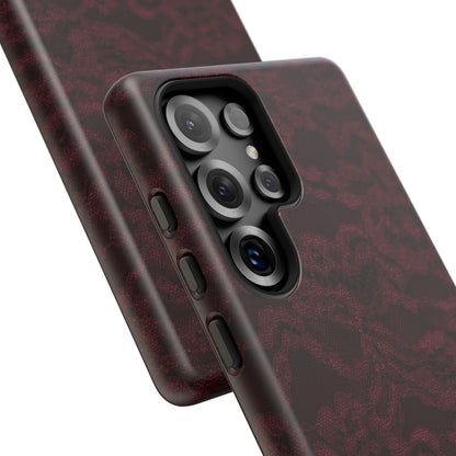 Burgundy Lace Tough Case