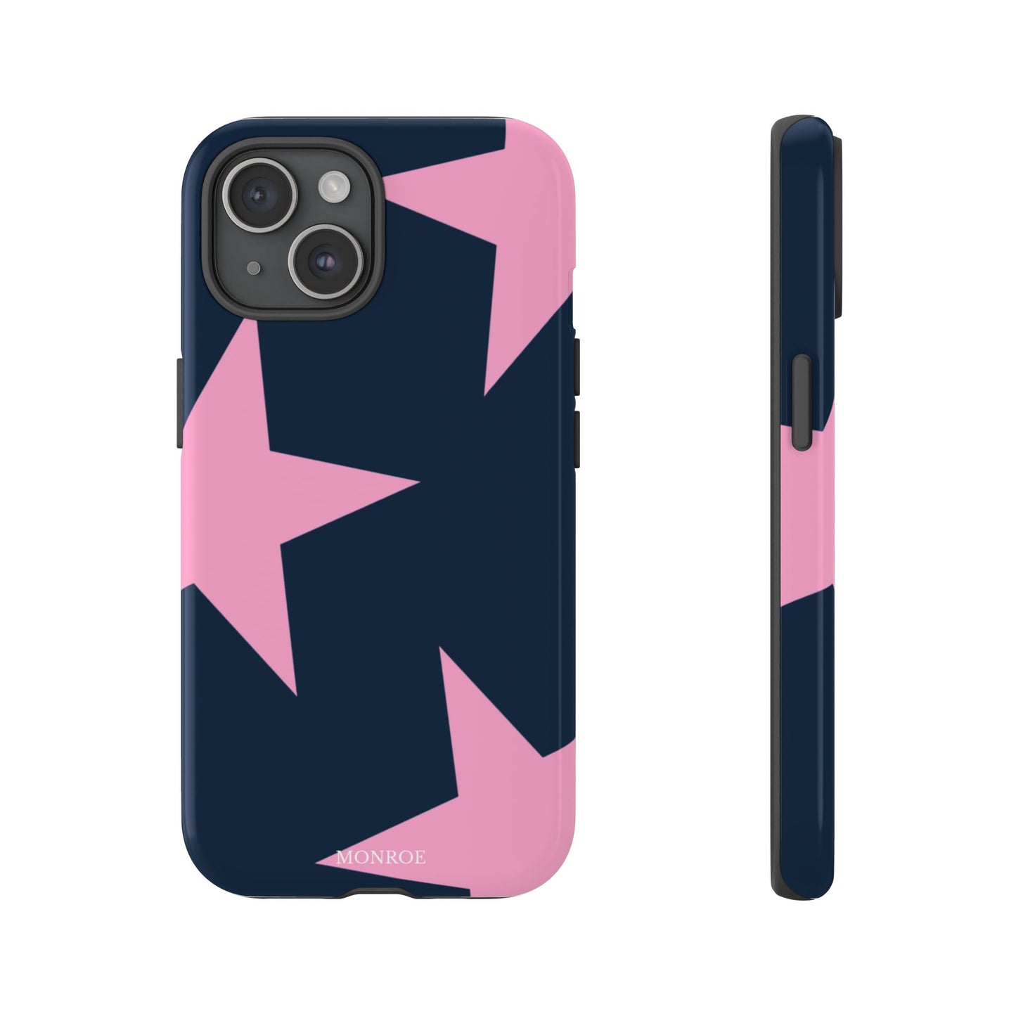 Navy & Pink Star Tough Cover