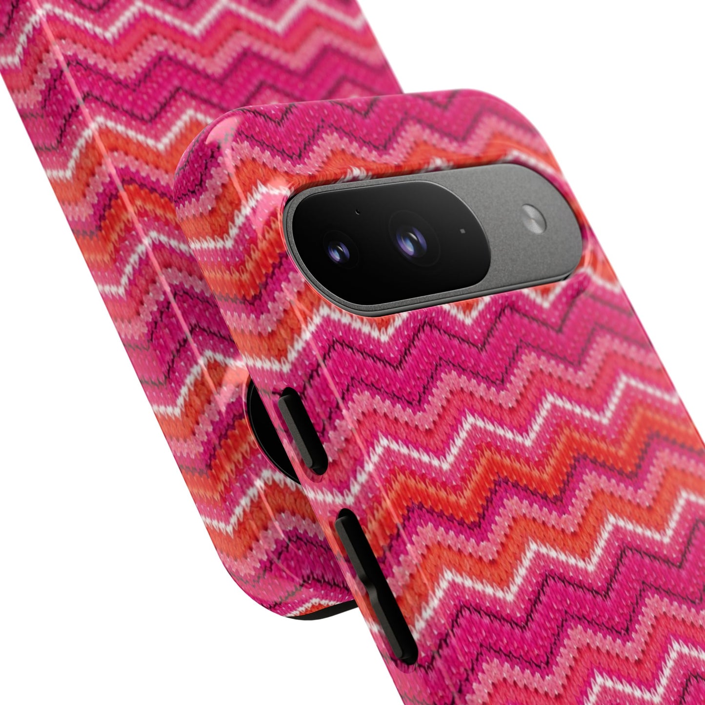 Pink Zigzag Tough Case